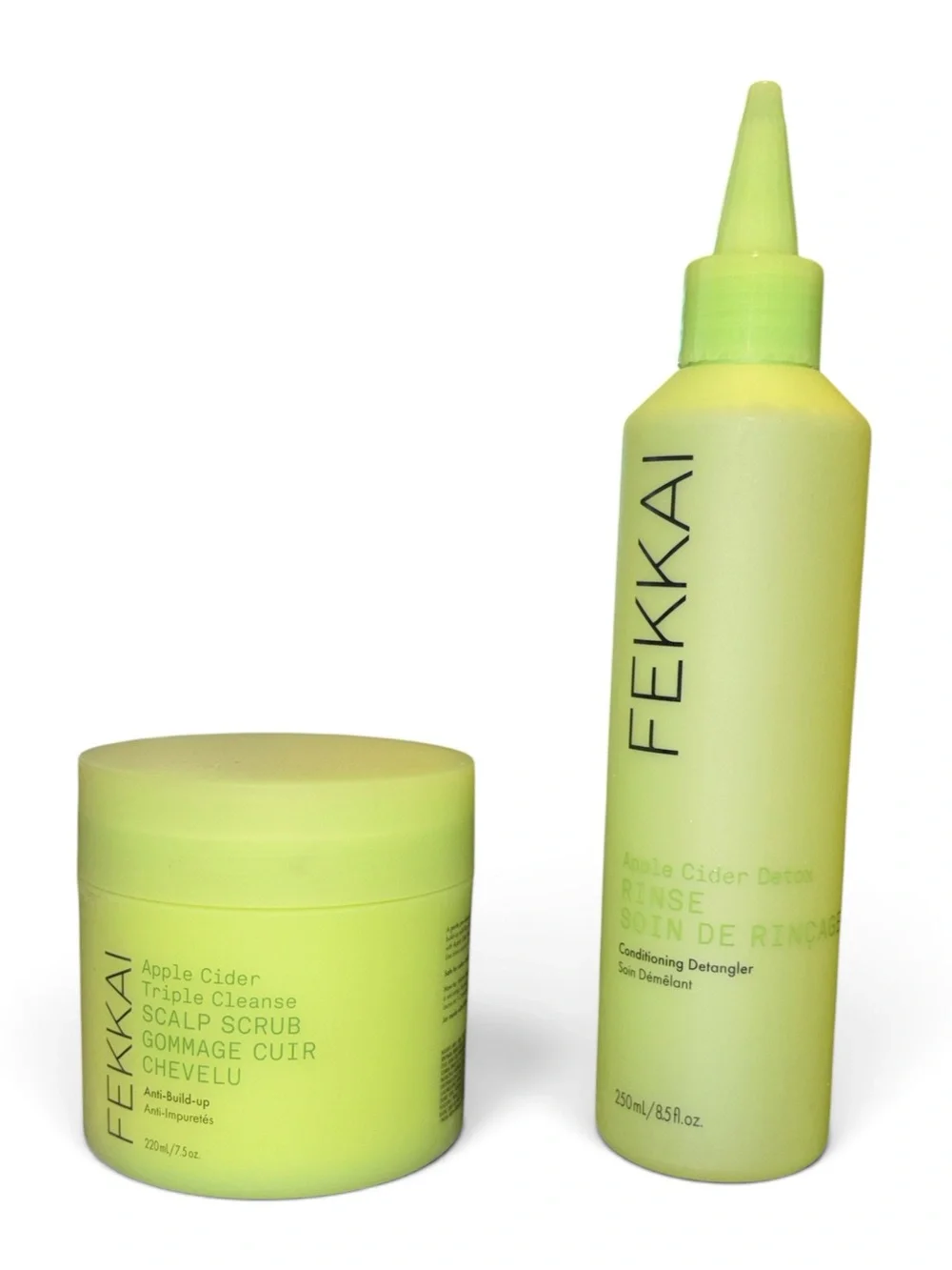 FEKKAI Apple Cider Detox Scalp Scrub & Rinse Bundle